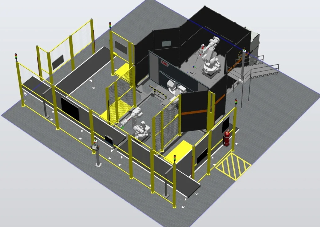 Robotic Welding Cell Simulation